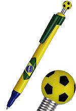 Kugelschreiber mit Fußballdrücker