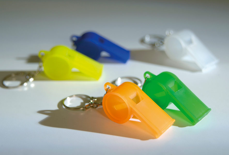 Ref's whistle, Trillerpfeife aus Kunststoff