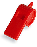 Ref's whistle, Trillerpfeife aus Kunststoff